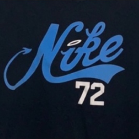 Nike 72 Angel Devil Women’s Short Sleeve Tee Sz M - Picture 2 of 4